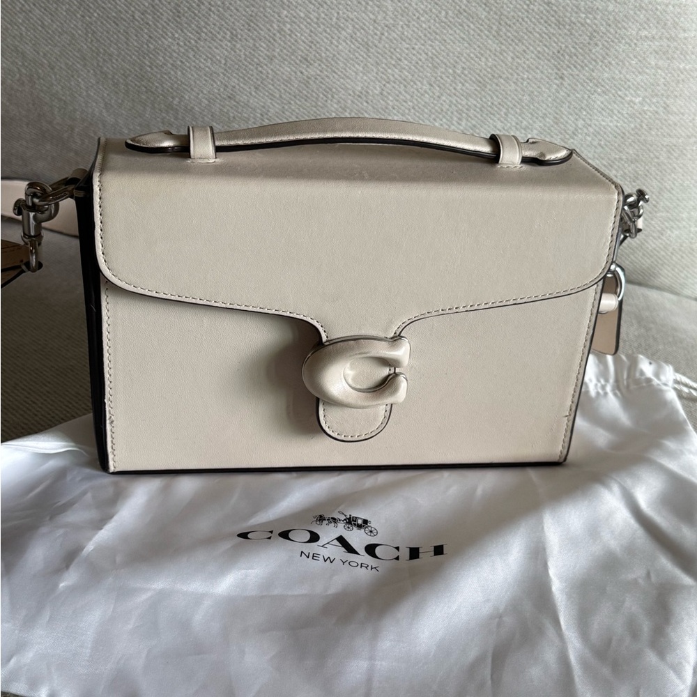 Coach Light Beige Crossbody Bag